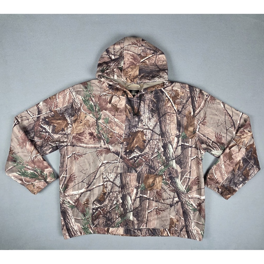 RedHead Hoodie Mens XXL Brown Camo Fleece Pullover Hunting Realtree Outdoor